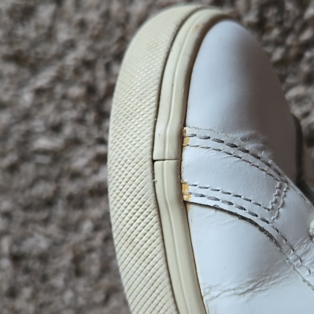 Veja Women's Sneakers in White and Gold - Picture 13 of 13
